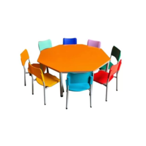 CONJUNTO INFANTIL COLORIDO DE 6 E/OU 8 LUGARES